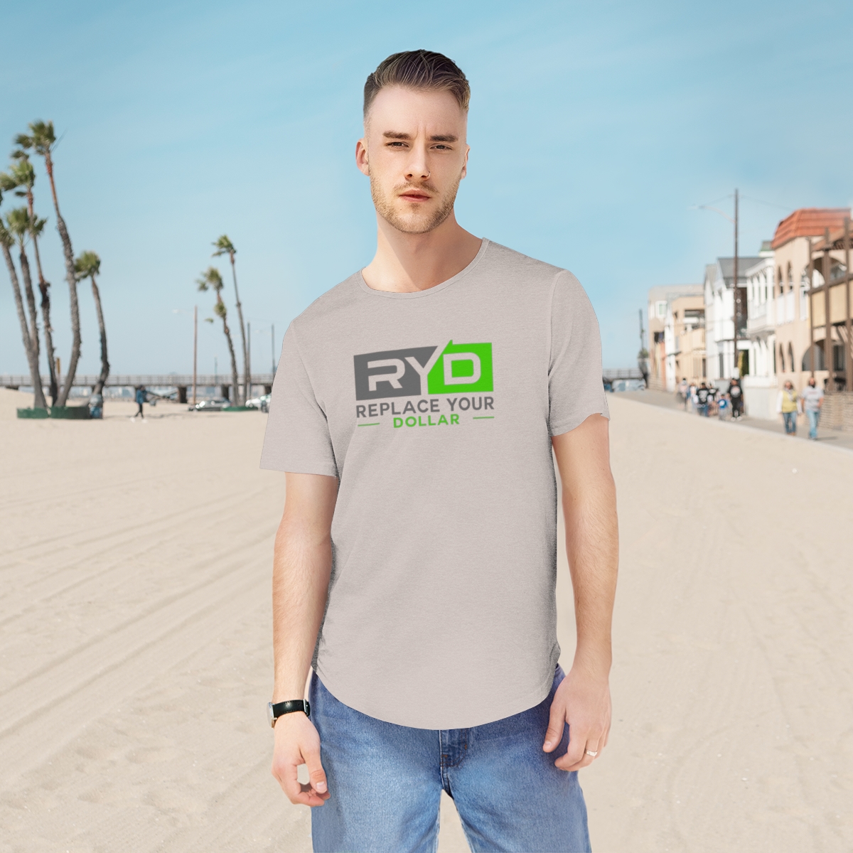 Men's Jersey Curved Hem Tee - RYU Gear