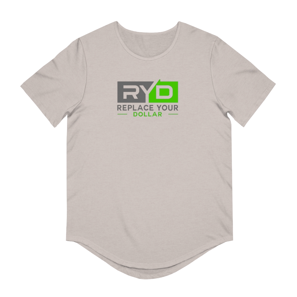 [RRACE]Curved T-Shirt★大人気★ Men's Jersey Curved Hem Tee - RYU Gear